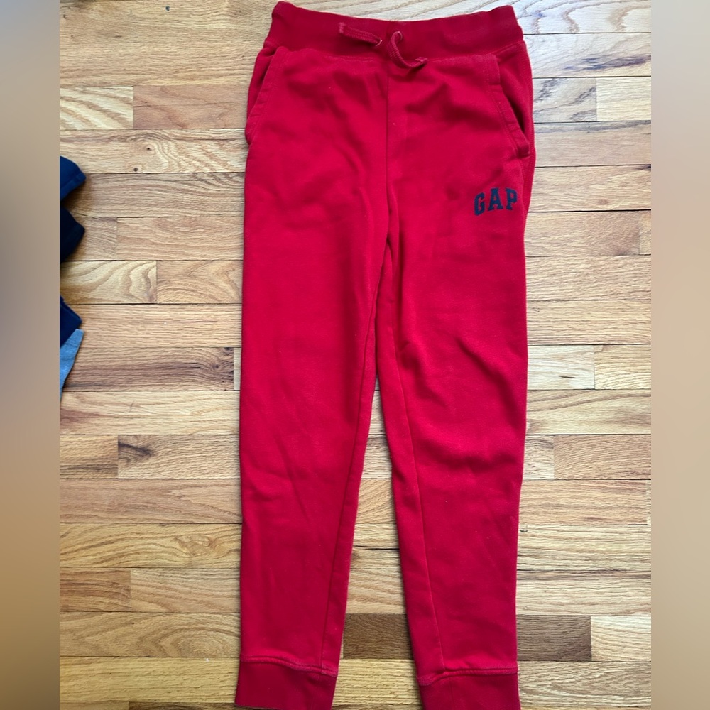 GAP Kids Vibrant Red Joggers
